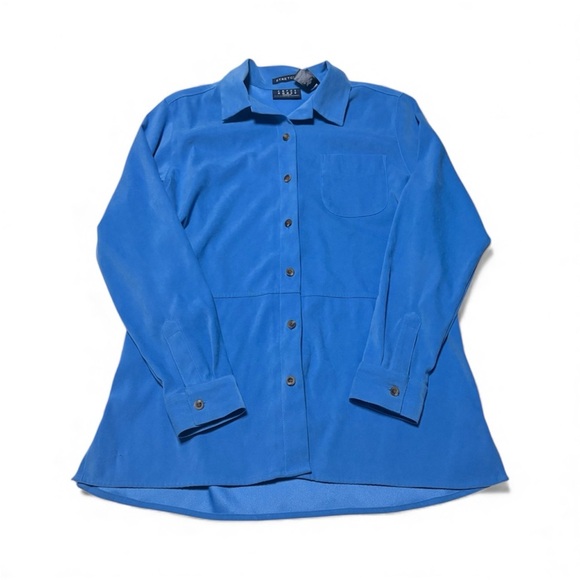 Liz Claiborne Jackets & Blazers - Liz Claiborne Vibrant Blue Button Down Shirt